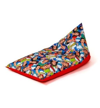 Go Gift Pufa worek sako MATERAC druk-czerwony XXL 160x80