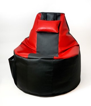 Go Gift Pufa worek sako PLAYER czarny-czerwony XXL 130x90