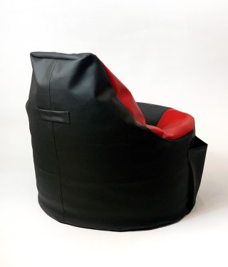 Go Gift Pufa worek sako PLAYER czarny-czerwony XXL 130x90