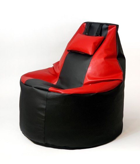 Go Gift Pufa worek sako PLAYER czarny-czerwony XXL 130x90 Go Gift Pufa worek sako PLAYER czarny-czerwony XXL 130x90