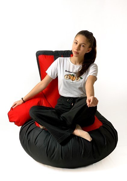 Go Gift Pufa worek sako RĘKAWICA BOKSERSKA czarny-czerwony XL 100x80 Go Gift Pufa worek sako RĘKAWICA BOKSERSKA czarny-czerwony XL 100x80