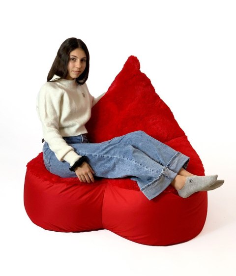 Go Gift Pufa worek sako SERCE czerwony XXL 140x100