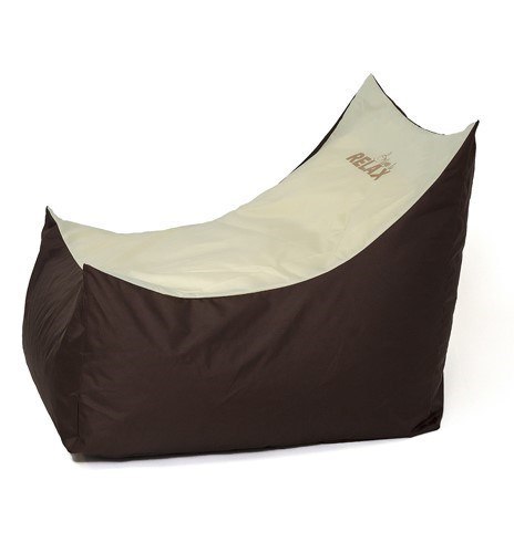 Go Gift Pufa worek sako TRON brązowy-kremowy XXL 140x90 Go Gift Pufa worek sako TRON brązowy-kremowy XXL 140x90