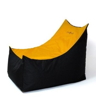 Go Gift Pufa worek sako TRON czarny-pomarańczowy XXL 140x90