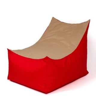 Go Gift Pufa worek sako TRON czerwony-beżowy XXL 140x90