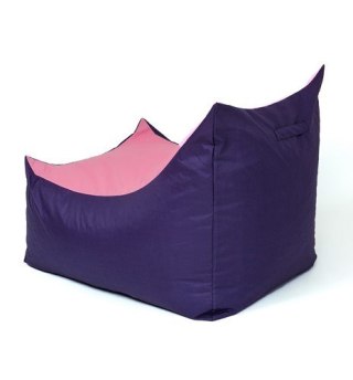 Go Gift Pufa worek sako TRON fioletowy-różowy XXL 140x90