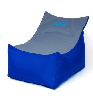 Go Gift Pufa worek sako TRON niebieski-szary XXL 140x90