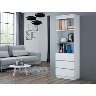 TOP E SHOP REGAŁ BIUROWY 3 SZUFLADY 3 PÓŁKA RS-60 BIAŁY OLIMP