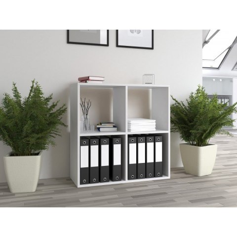 TOP E SHOP REGAŁ MALAX 2X2 BIAŁY TOP E SHOP REGAŁ MALAX 2X2 BIAŁY