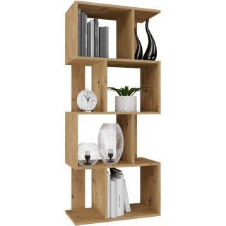 TOP E SHOP Regał FIESTA 4P 59,5x30xH140 artisan