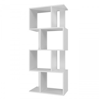 TOP E SHOP Regał FIESTA 4P 59,5x30xH140 biel