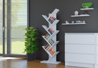 TOP E SHOP Regał FUNNY 50x25xH142 biel