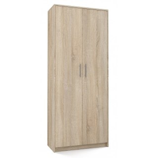 TOP E SHOP Szafa aktowa OLIV 2D 74x35xH180 sonoma