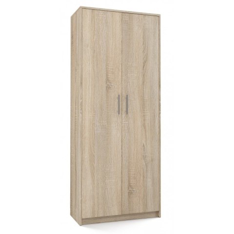 TOP E SHOP Szafa aktowa OLIV 2D 74x35xH180 sonoma