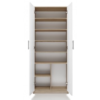 TOP E SHOP Szafa aktowa OLIV 2D 74x35xH180 sonoma/biały