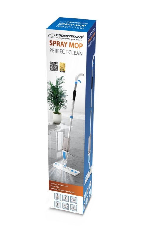 Esperanza ESPERANZA MOP SPRAYOWY PERFECT CLEAN EHS003 Esperanza ESPERANZA MOP SPRAYOWY PERFECT CLEAN EHS003