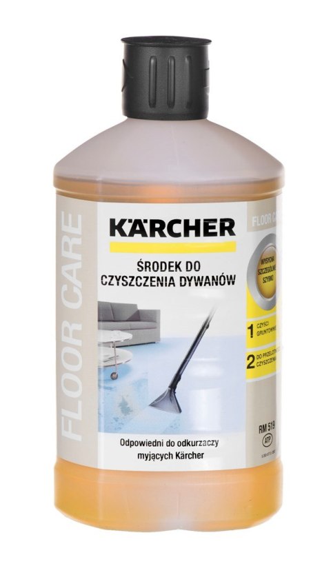 KARCHER Płyn do czyszczenia dywanów i tapicerki KARCHER RM 519 6.295-771.0 KARCHER Płyn do czyszczenia dywanów i tapicerki KARCHER RM 519 6.295-771.0