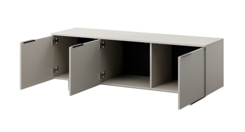 Cama MEBLE Szafka RTV 3D ALMA 150x41,5xH55 kaszmir