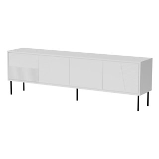 Cama MEBLE Szafka RTV ABI 4D 200x38x62 biały mat