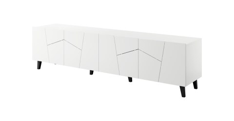 Cama MEBLE Szafka RTV ETNA 200x42x52 biały mat