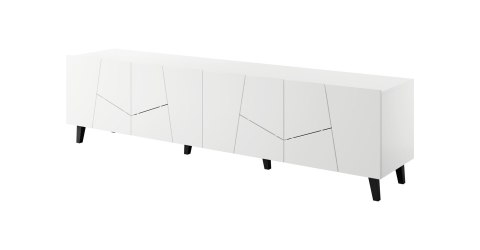 Cama MEBLE Szafka RTV ETNA 200x42x52 biały mat