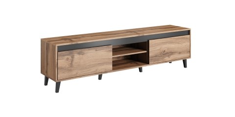 Cama MEBLE Szafka RTV NORD II 170cm dąb wotan/antracyt