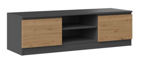 TOP E SHOP Szafka RTV 120x40xH36 antracyt/artisan TOP E SHOP Szafka RTV 120x40xH36 antracyt/artisan