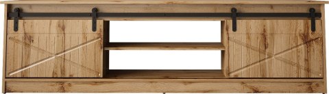 Cama MEBLE Szafka RTV GRANERO 200x56,7x35 dąb wotan