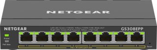 NETGEAR Switch Netgear GS308EPP-100PES 8p PoE 123W (PoE+: 8p) Unmanaged Gigabit