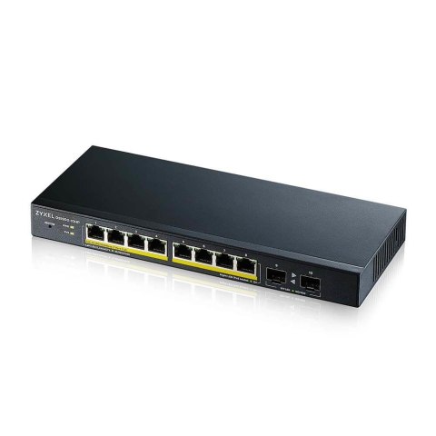 ZyXEL Switch Zyxel GS1900-10HP 10p PoE (PoE+: 8;) 77W Managed Gigabit