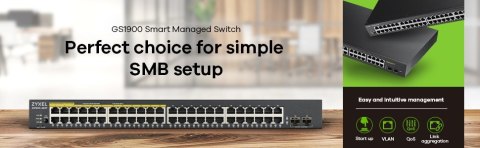 ZyXEL Switch Zyxel GS1900-48 50p Managed Gigabit