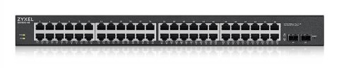 ZyXEL Switch Zyxel GS1900-48HP 50p PoE (PoE+: 24;) 170W Managed Gigabit