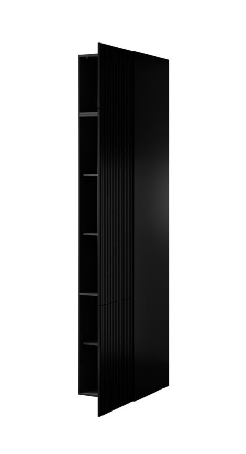 Cama MEBLE Szafa PAFOS 1D NADSTAWKA 45x55,5x45 czarny mat