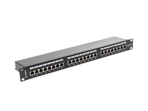Lanberg Patch panel Lanberg PPS5-1024-B (1U; kat. 5e; 24xRJ-45) Lanberg Patch panel Lanberg PPS5-1024-B (1U; kat. 5e; 24xRJ-45)
