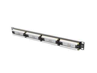 Lanberg Patch panel Lanberg PPU5-1024-B (1U; 19"; kat. 5e; UTP; 24xRJ-45)