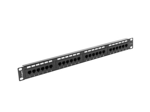 Lanberg Patch panel Lanberg PPU5-1024-B (1U; 19"; kat. 5e; UTP; 24xRJ-45) Lanberg Patch panel Lanberg PPU5-1024-B (1U; 19"; kat. 5e; UTP; 24xRJ-45)
