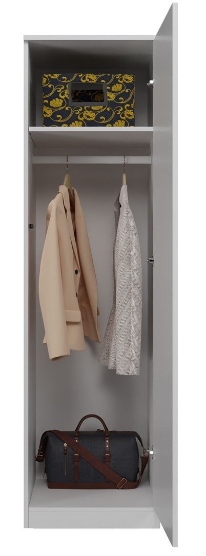 TOP E SHOP SZAFA GARDEROBA DRZWI PÓŁKI SD-50 BIEL MAT TOP E SHOP SZAFA GARDEROBA DRZWI PÓŁKI SD-50 BIEL MAT