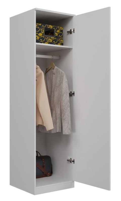 TOP E SHOP SZAFA GARDEROBA DRZWI PÓŁKI SD-50 BIEL MAT TOP E SHOP SZAFA GARDEROBA DRZWI PÓŁKI SD-50 BIEL MAT