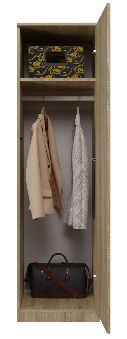 TOP E SHOP SZAFA GARDEROBA DRZWI PÓŁKI SD-50 DĄB SONOMA TOP E SHOP SZAFA GARDEROBA DRZWI PÓŁKI SD-50 DĄB SONOMA