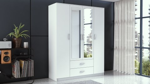 TOP E SHOP SZAFA ROMANA 160X205 BIAŁA Z LUSTREM TOP E SHOP SZAFA ROMANA 160X205 BIAŁA Z LUSTREM