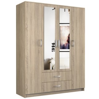 TOP E SHOP SZAFA ROMANA 160X205 SONOMA Z LUSTREM