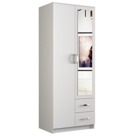 TOP E SHOP SZAFA ROMANA 80X205 BIAŁA Z LUSTREM TOP E SHOP SZAFA ROMANA 80X205 BIAŁA Z LUSTREM