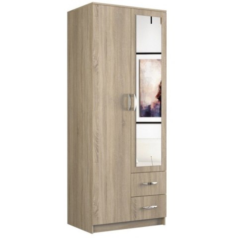 TOP E SHOP SZAFA ROMANA 80X205 SONOMA Z LUSTREM