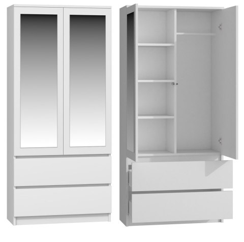 TOP E SHOP SZAFA SS-90 LUSTRO - BIEL