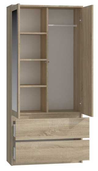 TOP E SHOP SZAFA SS-90 LUSTRO - DĄB SONOMA