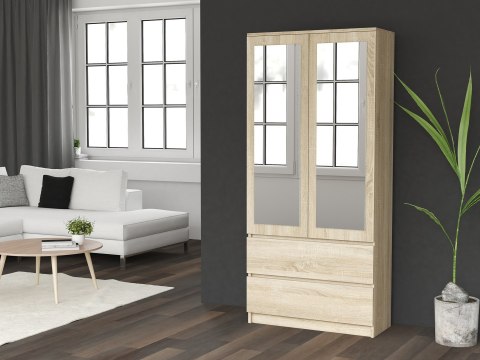 TOP E SHOP SZAFA SS-90 LUSTRO - DĄB SONOMA