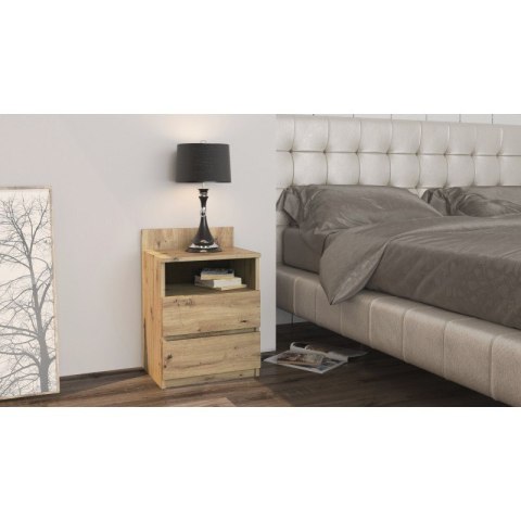 TOP E SHOP M1 MALWA STOLIK NOCNY 2 SZUFLADY 1 PÓŁKA ARTISAN TOP E SHOP M1 MALWA STOLIK NOCNY 2 SZUFLADY 1 PÓŁKA ARTISAN