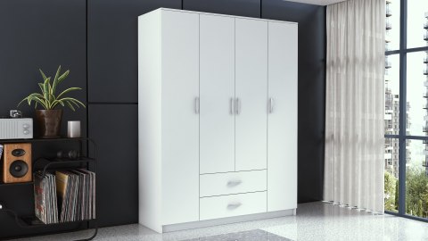 TOP E SHOP SZAFA ROMANA 160X205 BIAŁA BEZ LUSTRA