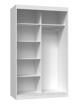 TOP E SHOP Szafa z drzwiami przesuwnymi IGA 120x61xH200 biel