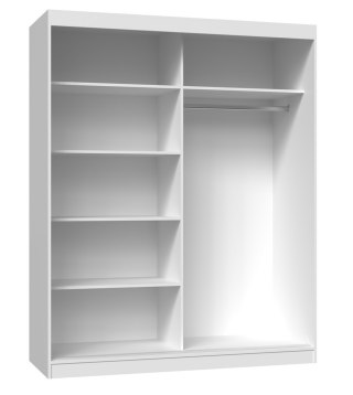 TOP E SHOP Szafa z drzwiami przesuwnymi IGA 160x61xH200 biel